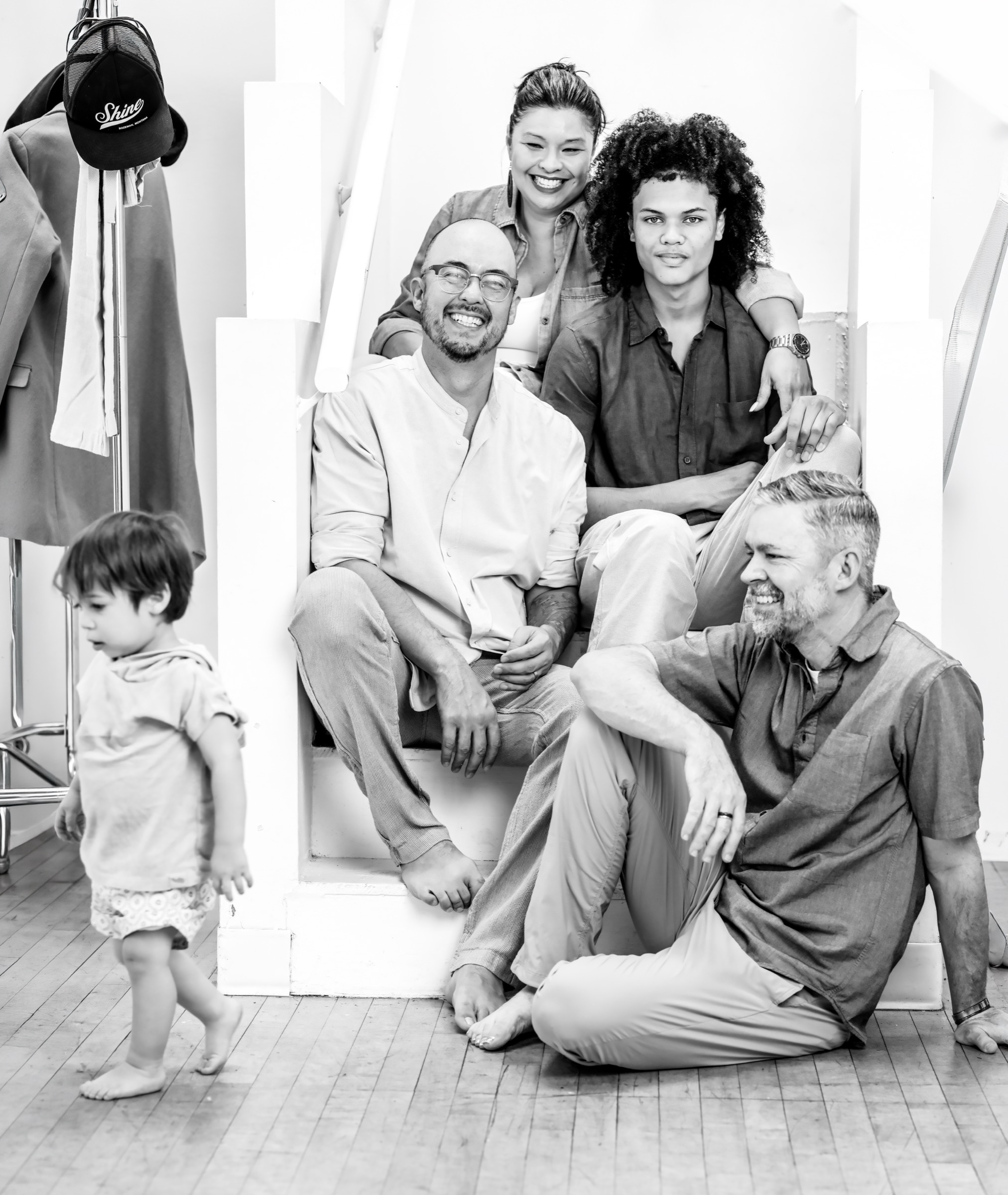 Editorial family photo shoot